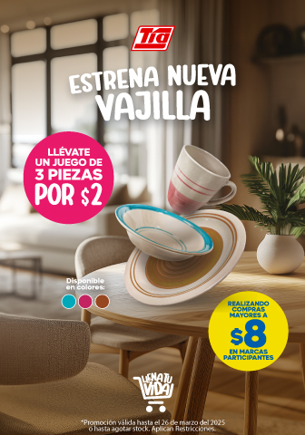 ESTRENA NUEVA VAJILLA